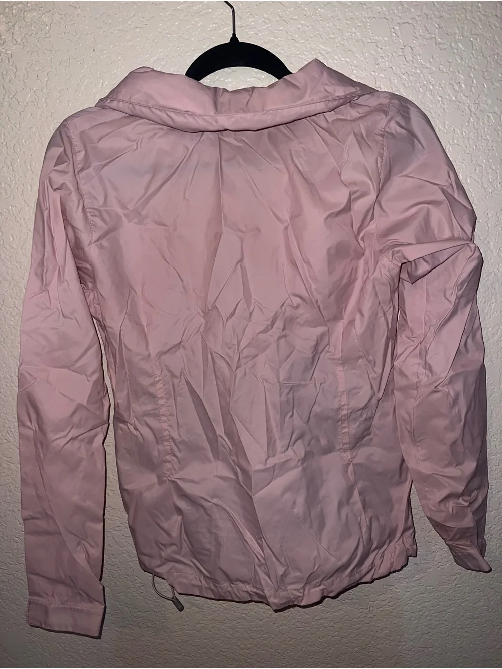 Columbia Women's Pale Pink Hooded Windbreaker Jacket